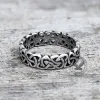 Triangle Celtic Knot Stainless Steel Viking Ring sold by GTHIC