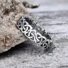 Triangle Celtic Knot Stainless Steel Viking Ring sold by GTHIC