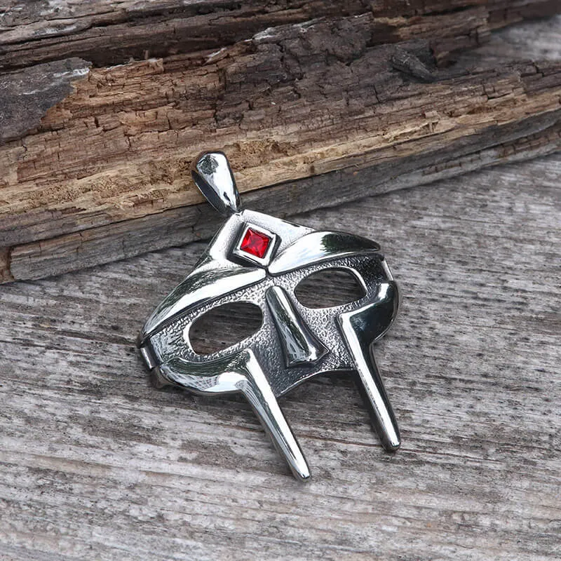 MF Doom Mask Gem-set Stainless Steel Pendant sold by GTHIC product image thumbnail 5
