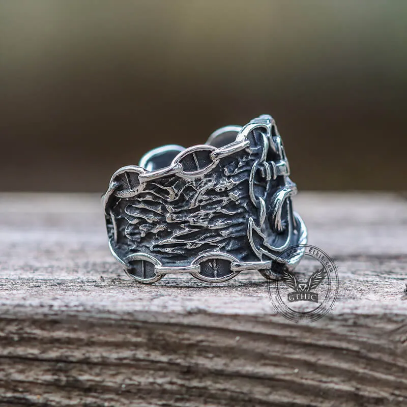 Sailor Anchor Stainless Steel Marine Ring sold by GTHIC product image thumbnail 4