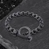 Retro Chain Stainless Steel Dumbbell Bracelet sold by GTHIC