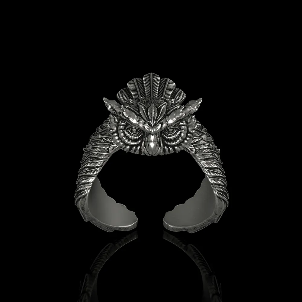 Flying Owl Sterling Silver Ring sold by GTHIC