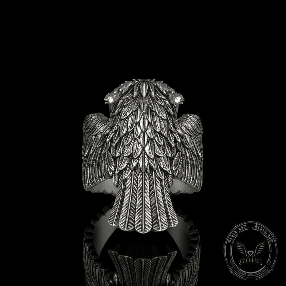 Flying Owl Sterling Silver Ring sold by GTHIC product image thumbnail 5