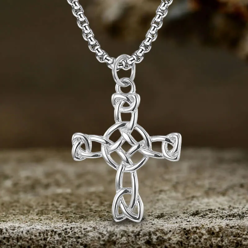 Celtic Cross Stainless Steel Viking Pendant sold by GTHIC