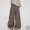 Vintage High Waist Plaid Design pants sold by GTHIC