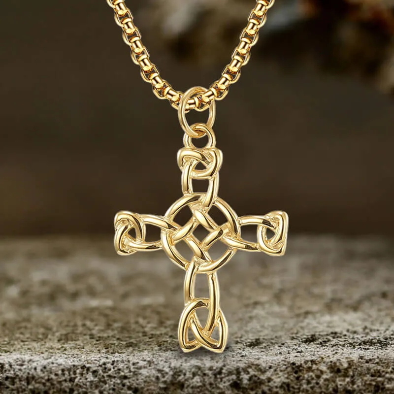 Celtic Cross Stainless Steel Viking Pendant sold by GTHIC product image thumbnail 4