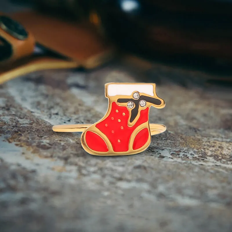 Christmas Cute Stainless Steel Open Ring sold by GTHIC product image thumbnail 3