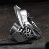 Death Sickle Stainless Steel Skull Ring sold by GTHIC
