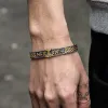 Celtic Knot Mjolnir Runes Stainless Steel Viking Bracelet sold by GTHIC