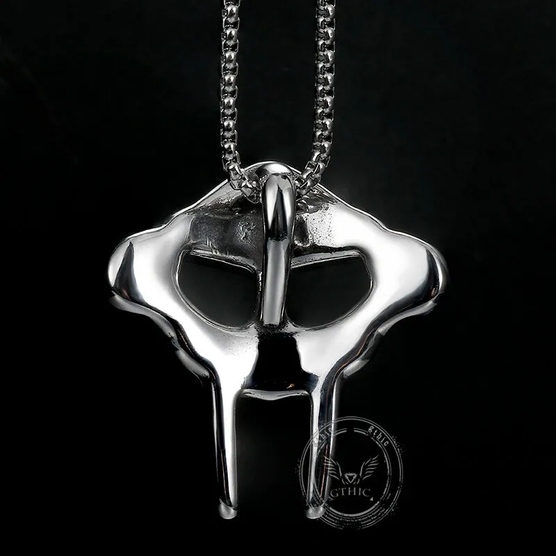 MF DOOM Mask Design Gem Stainless Steel Pendant sold by GTHIC product image thumbnail 5