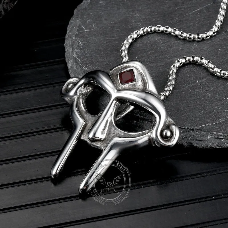 MF DOOM Mask Design Gem Stainless Steel Pendant sold by GTHIC product image thumbnail 4