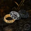 Skull Cross Stainless Steel Spinner Ring sold by GTHIC