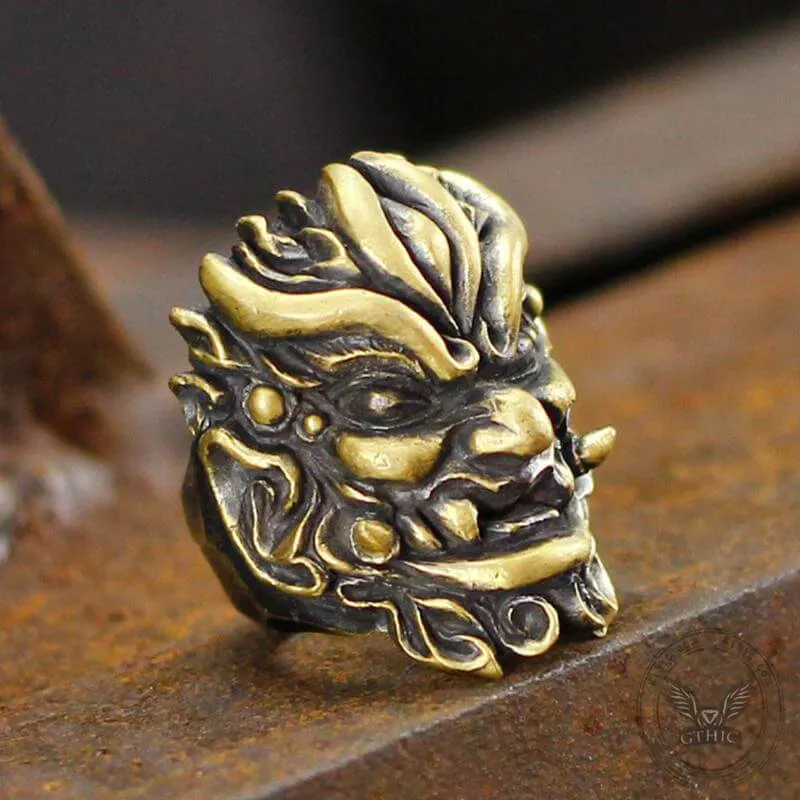 Warrior Chi You Brass Mythology Ring sold by GTHIC