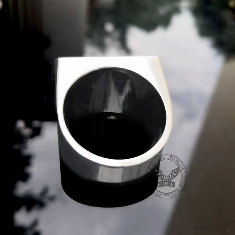 Custom Double Letter Initial Sterling Silver Ring sold by GTHIC product image thumbnail 5