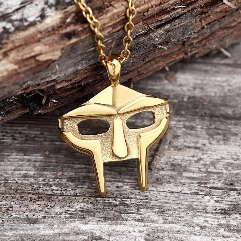 MF DOOM Mask Stainless Steel Pendant sold by GTHIC product image thumbnail 5