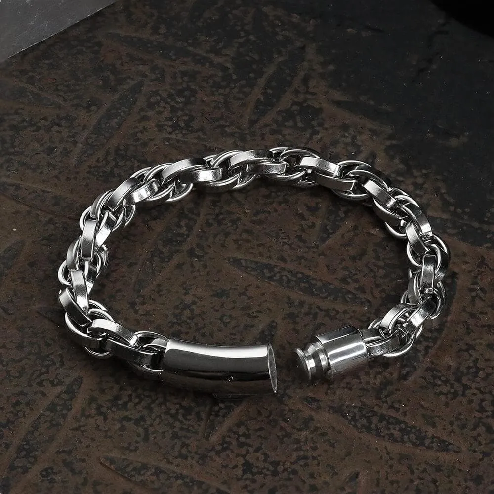 Classic Winding Stainless Steel Bracelet sold by GTHIC product image thumbnail 4