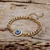 Gold Evil Eye Stainless Steel Bracelet sold by GTHIC
