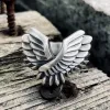 Angel Wing Brass Sterling Silver Beast Ring sold by GTHIC