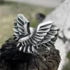 Angel Wing Brass Sterling Silver Beast Ring sold by GTHIC