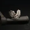 Angel Wing Brass Sterling Silver Beast Ring sold by GTHIC