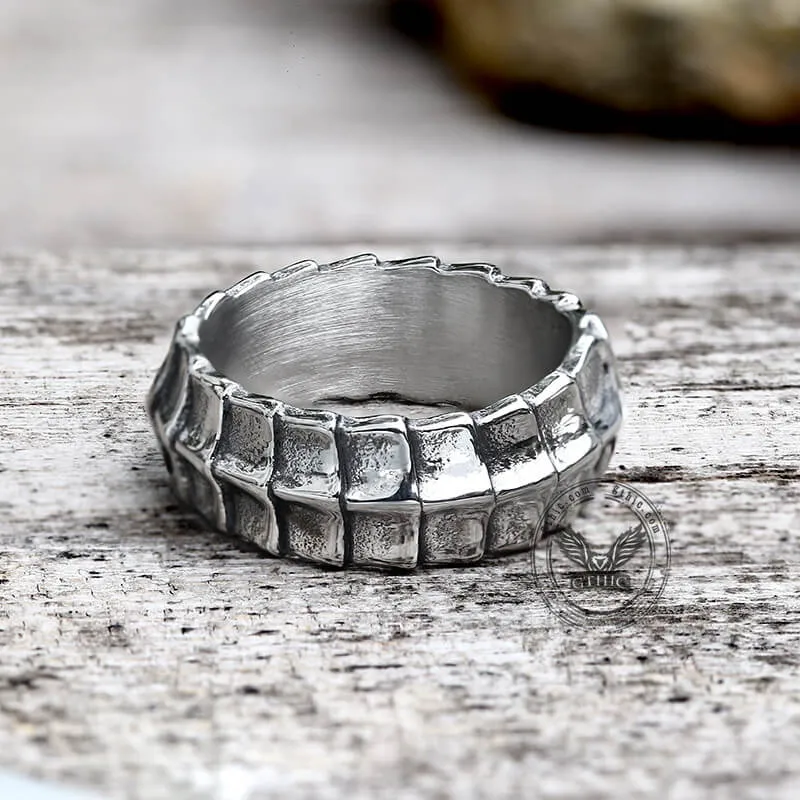 Dragon Spine CZ Stone Stainless Steel Punk Vertebrae Ring sold by GTHIC product image thumbnail 5