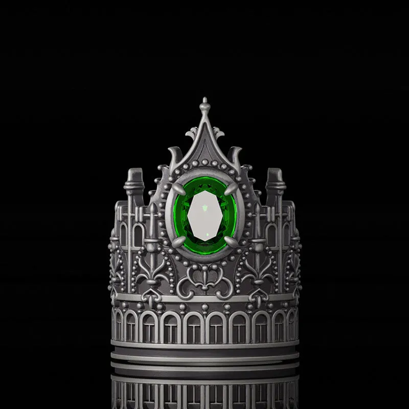 Gothic Castle Sterling Silver Ring sold by GTHIC product image thumbnail 4