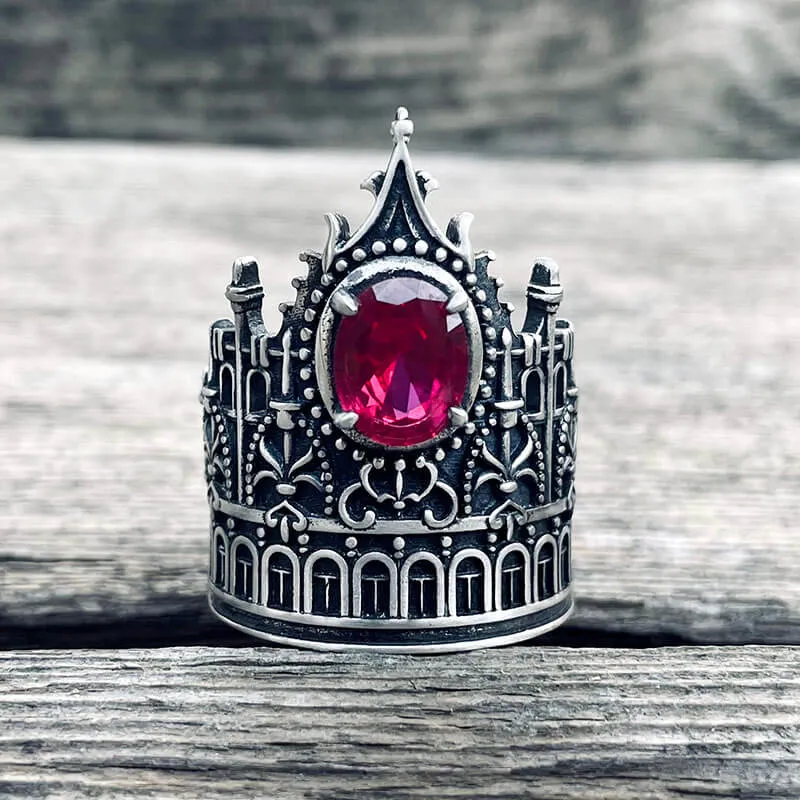 Gothic Castle Sterling Silver Ring sold by GTHIC product image thumbnail 3