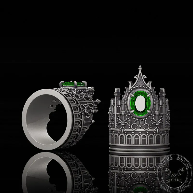 Gothic Castle Sterling Silver Ring sold by GTHIC