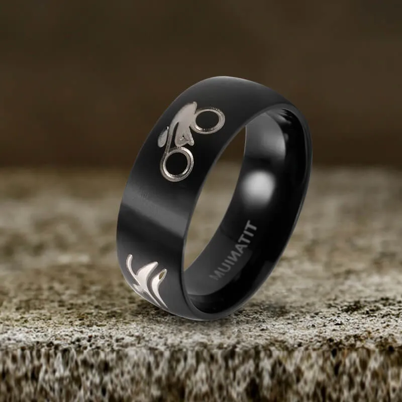 Cycling Sport Titanium Band Ring sold by GTHIC