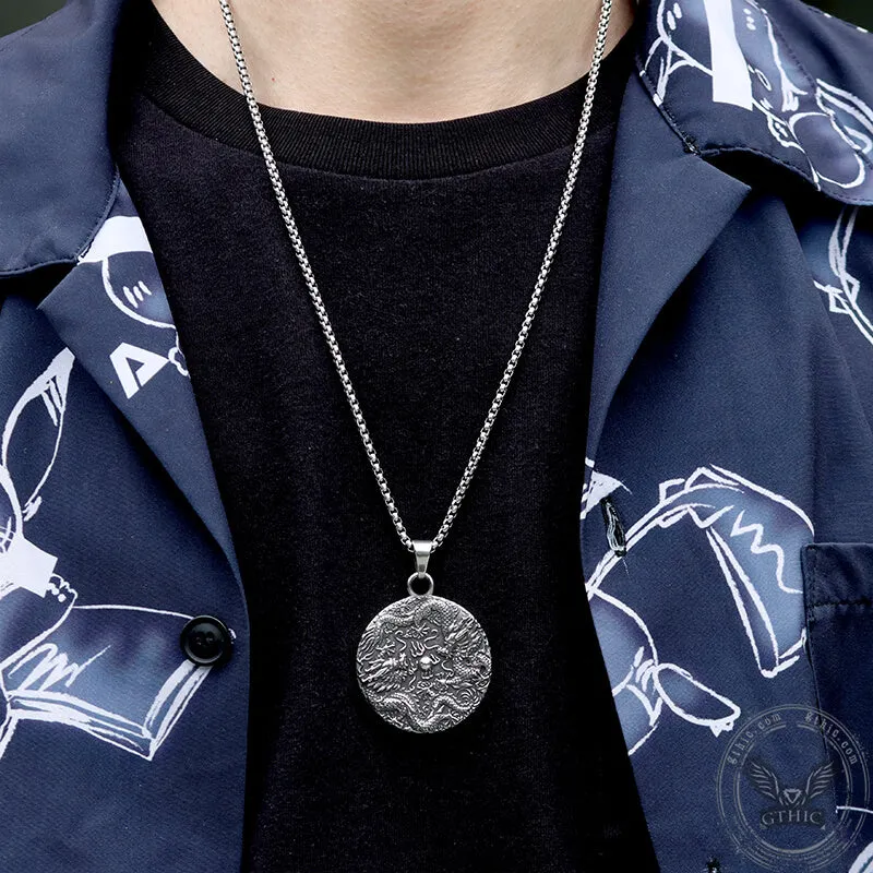 Chinese Dragon Amulet Stainless Steel Pendant sold by GTHIC product image thumbnail 4