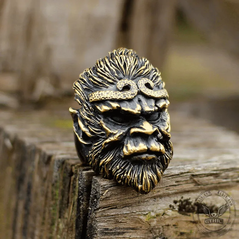 Journey To The West Monkey King Wukong Brass Ring sold by GTHIC