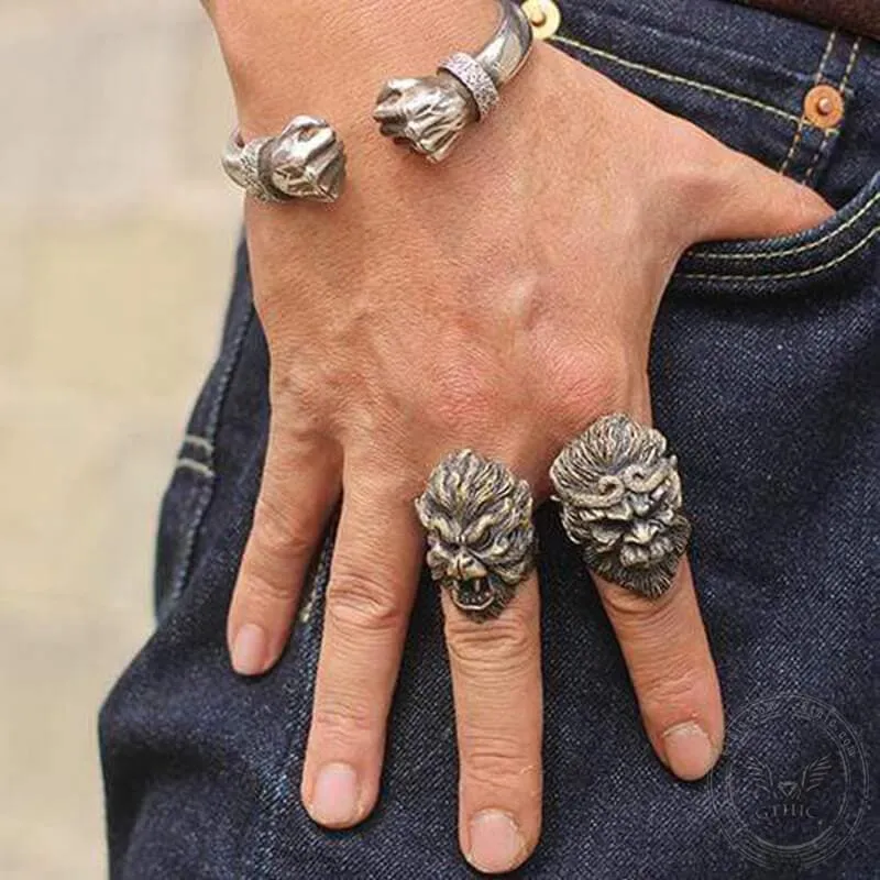 Journey To The West Monkey King Wukong Brass Ring sold by GTHIC product image thumbnail 5