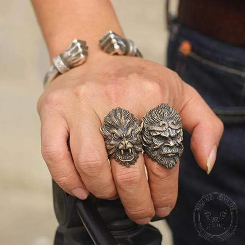 Journey To The West Monkey King Wukong Brass Ring sold by GTHIC product image thumbnail 2