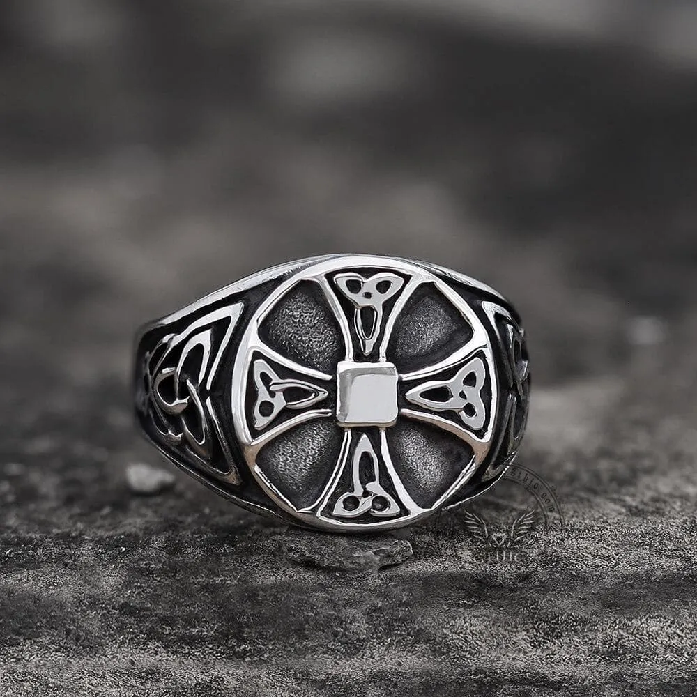 Celtics Knot Cross Stainless Steel Viking Ring sold by GTHIC