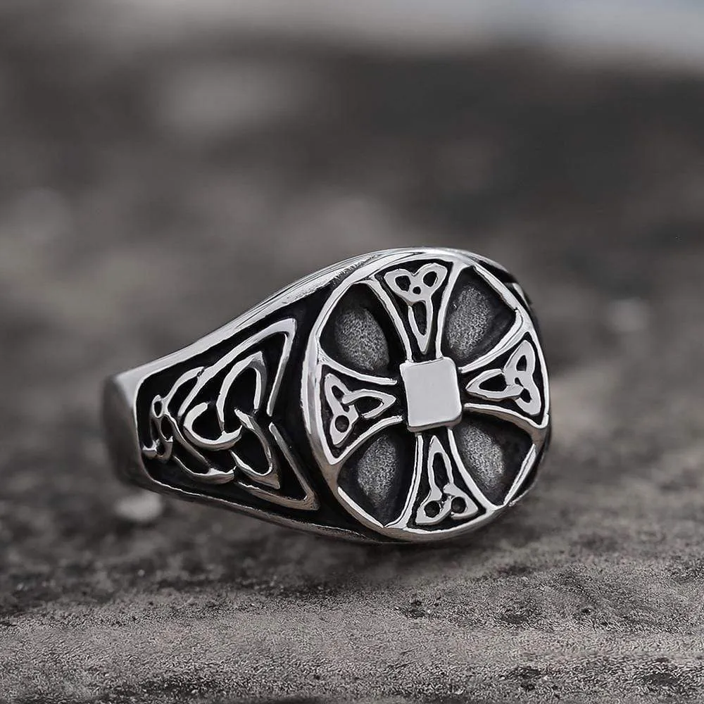 Celtics Knot Cross Stainless Steel Viking Ring sold by GTHIC product image thumbnail 3