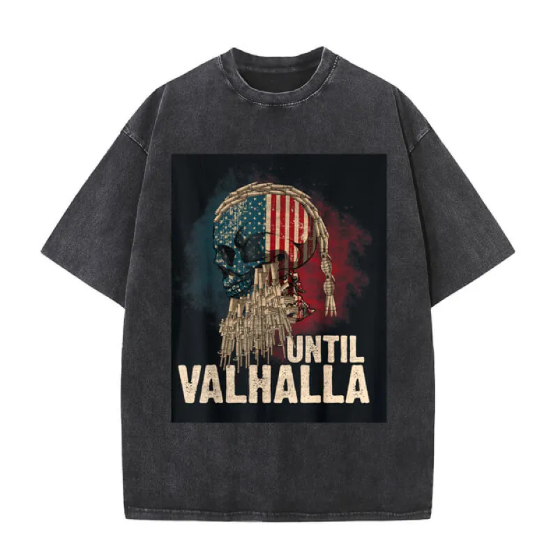 Vintage Washed Until Valhalla T-shirt sold by GTHIC