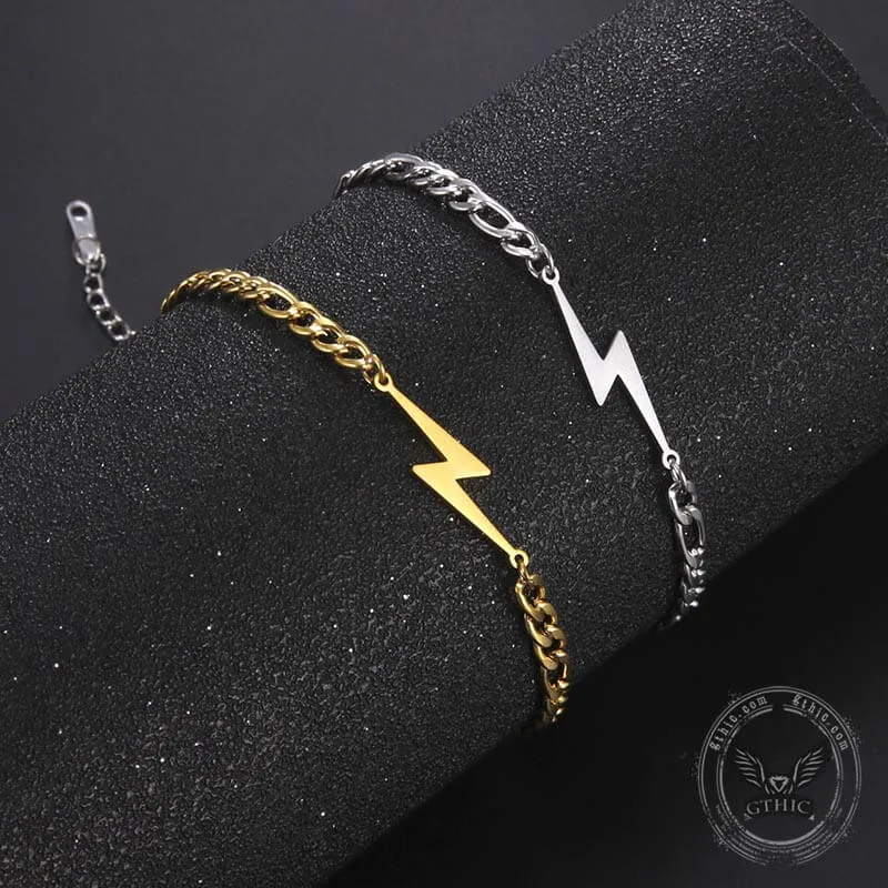Lightning Stainless Steel Minimalism Bracelet sold by GTHIC product image thumbnail 3