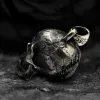 Calvarium Sterling Silver Skull Pendant sold by GTHIC