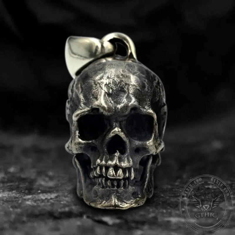 Calvarium Sterling Silver Skull Pendant sold by GTHIC product image thumbnail 2