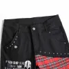 Patch Skull Print Cotton Men's Punk Pants sold by GTHIC