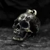 Calvarium Sterling Silver Skull Pendant sold by GTHIC