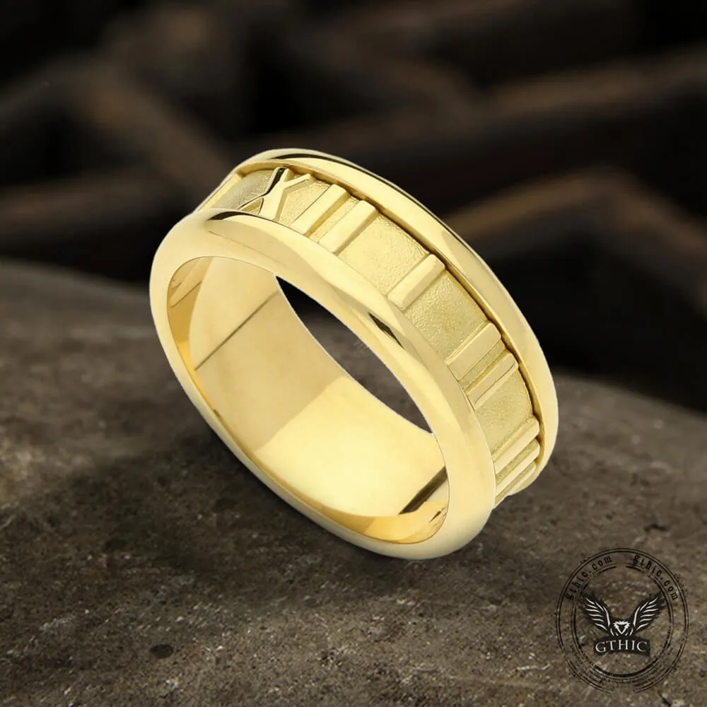 Custom Roman Numerals Sterling Silver Ring sold by GTHIC product image thumbnail 5