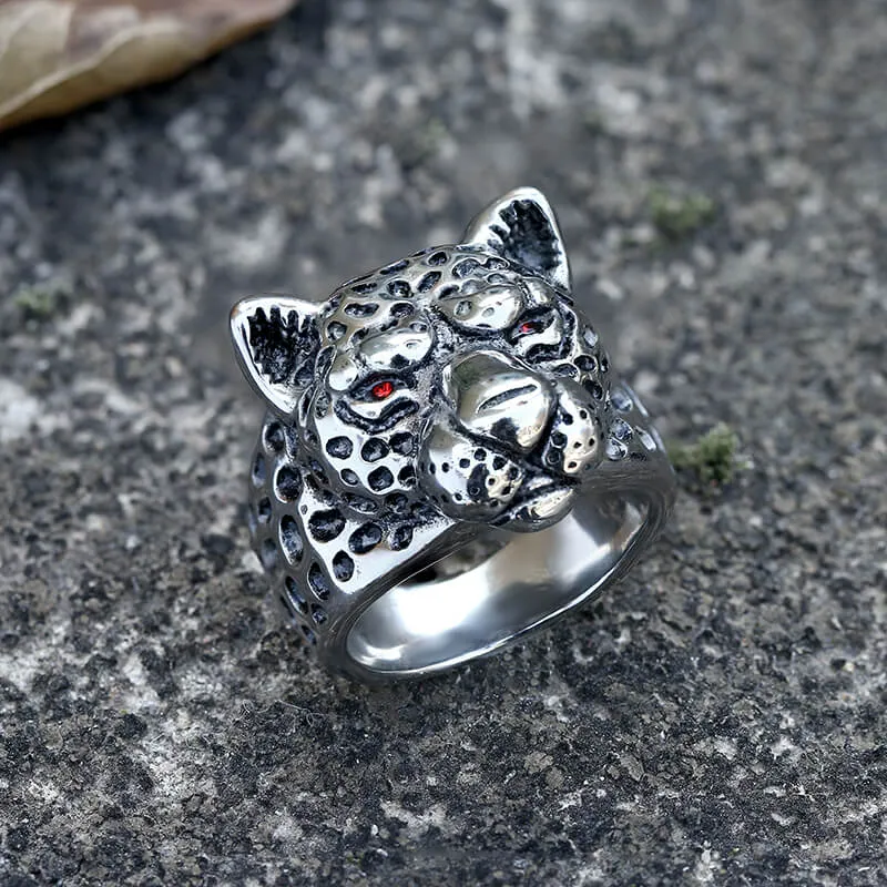 Vintage Leopard Head Stainless Steel Ring sold by GTHIC product image thumbnail 3