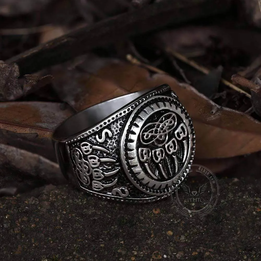 Bear Claw Stainless Steel Viking Ring sold by GTHIC product image thumbnail 2