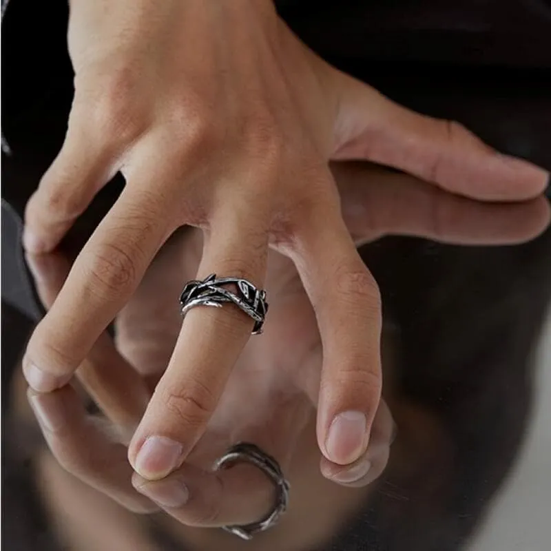Thistles and Thorns Stainless Steel Ring sold by GTHIC product image thumbnail 2