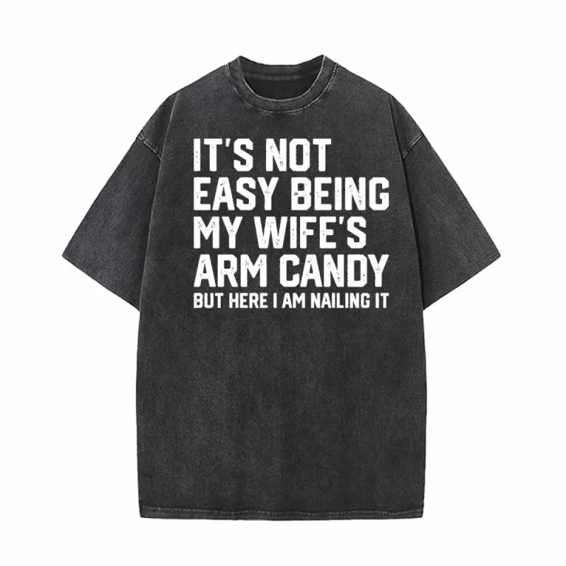 It's Not Easy Being Vintage Washed T-shirt sold by GTHIC