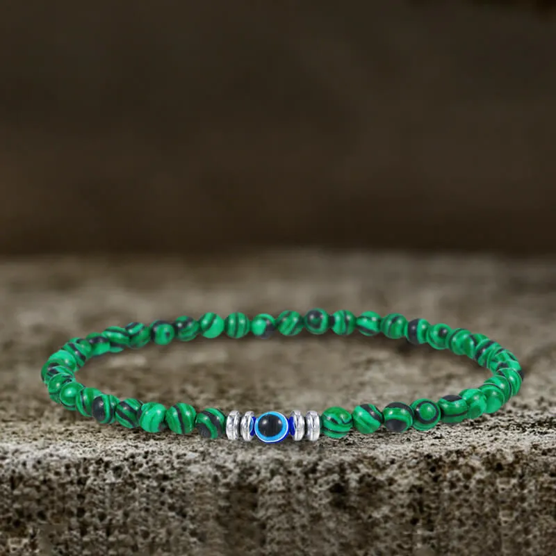 Evil Eye Natural Stone Beaded Bracelet sold by GTHIC product image thumbnail 3