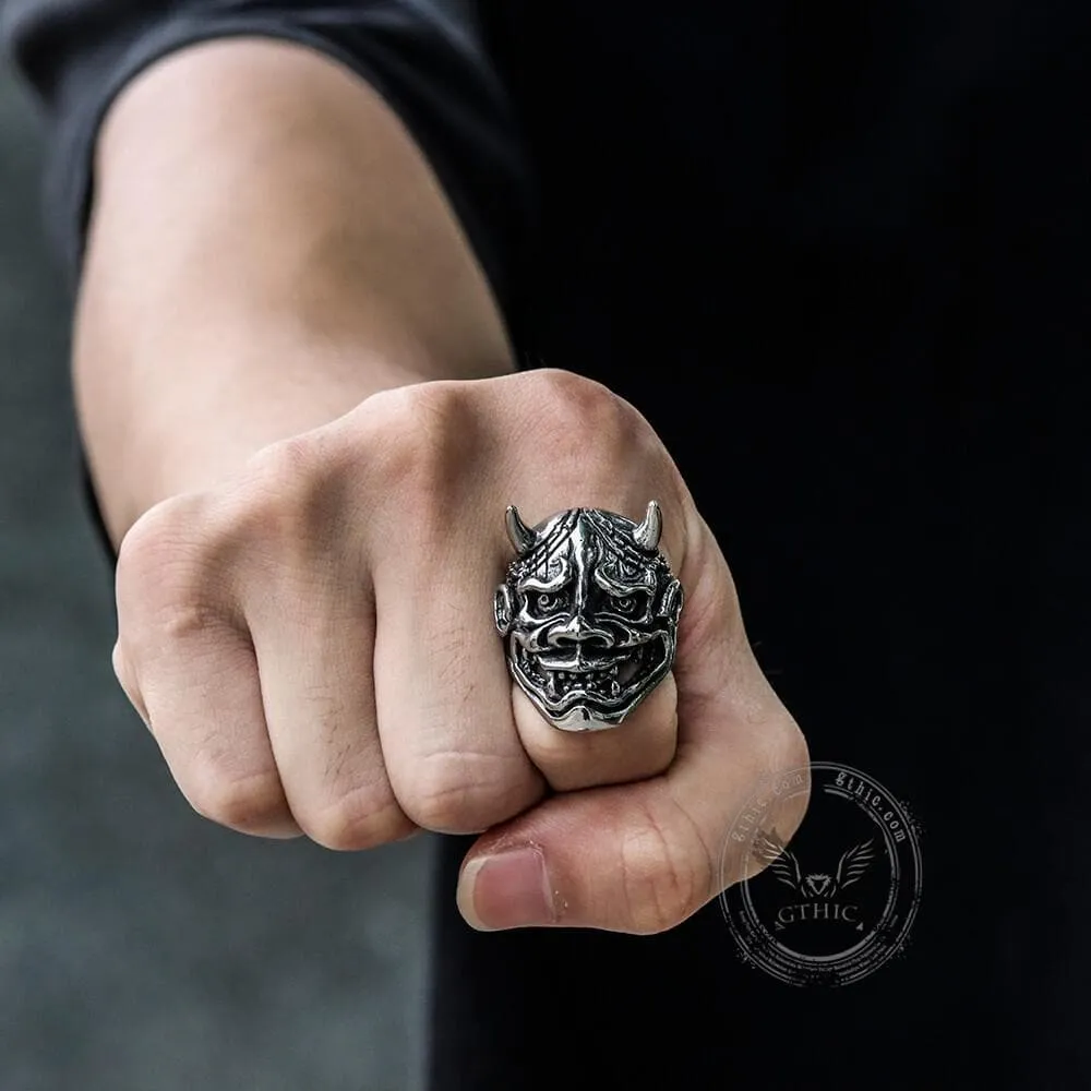 Demon Oni Stainless Steel Ring sold by GTHIC product image thumbnail 2