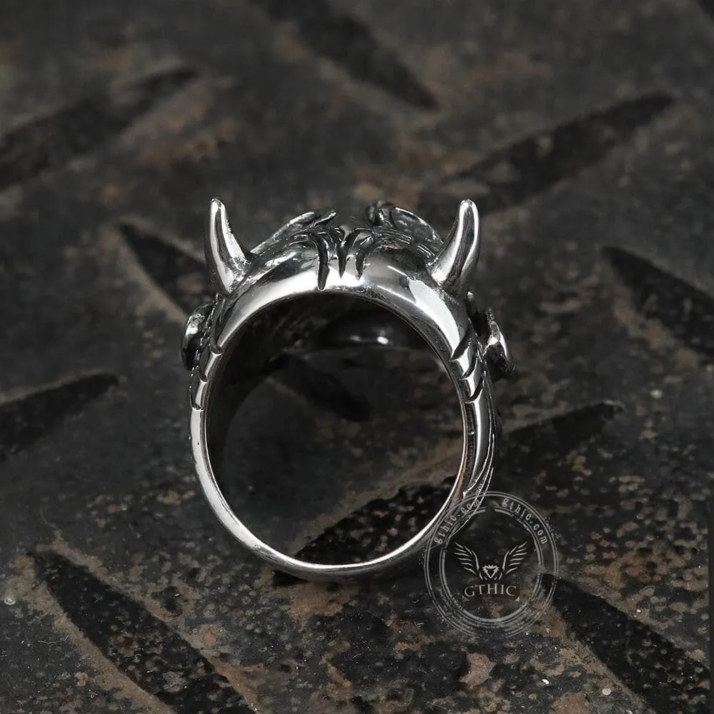 Demon Oni Stainless Steel Ring sold by GTHIC product image thumbnail 5