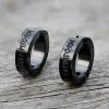 Nordic Viking Runes Stainless Steel Earrings sold by GTHIC